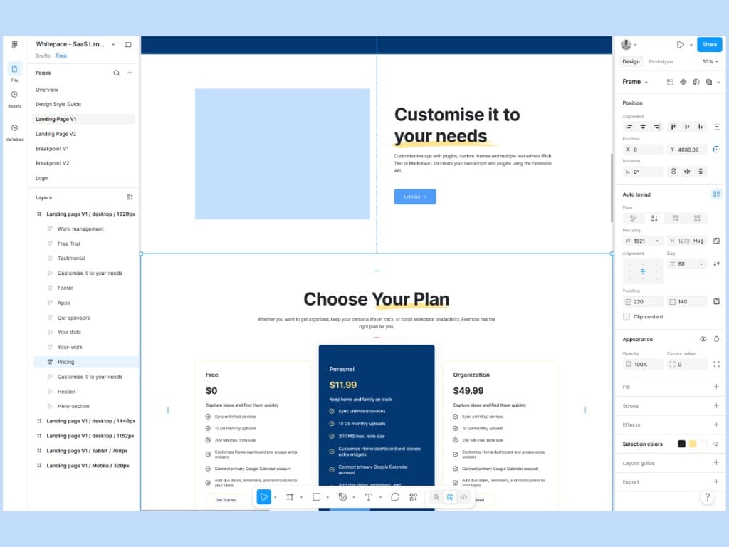 Figma Design preview